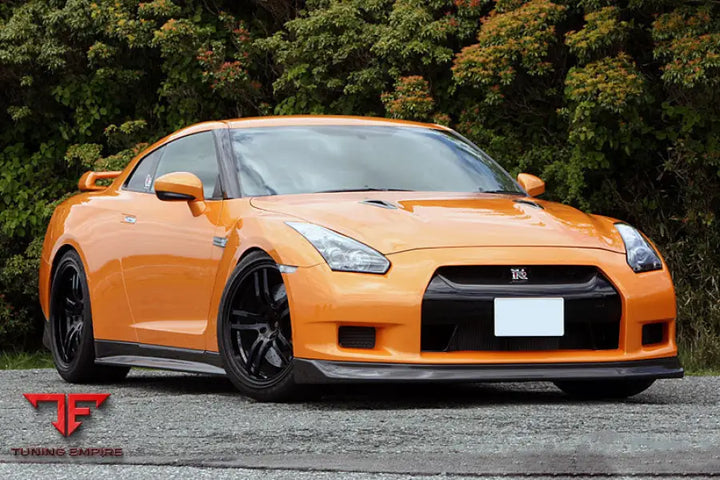 NISSAN GTR R35 CBA ZEL STYLE CARBON FIBER FRONT LIP BSD