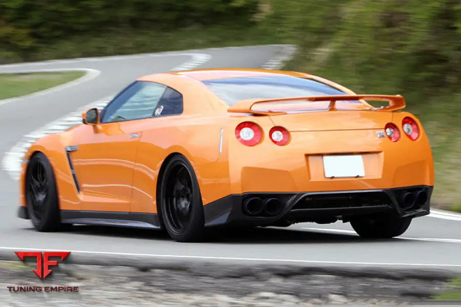 NISSAN GTR R35 CBA ZEL STYLE CARBON FIBER REAR LIP DIFFUSER BSD