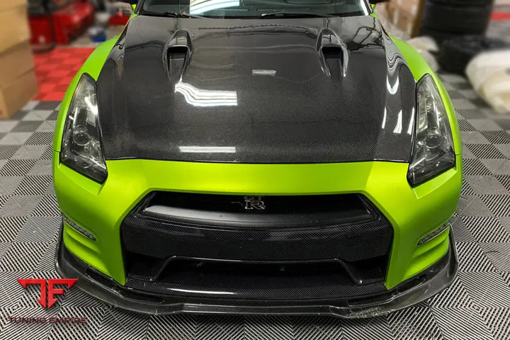 NISSAN GTR R35 DBA BSE STYLE CARBON FIBER FRONT LIP BSD