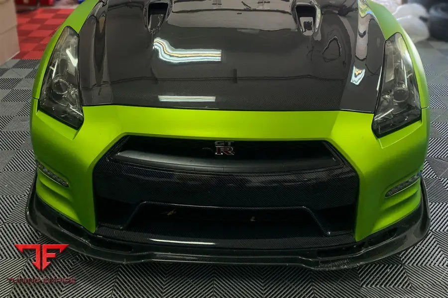 NISSAN GTR R35 DBA BSE STYLE CARBON FIBER FRONT LIP BSD