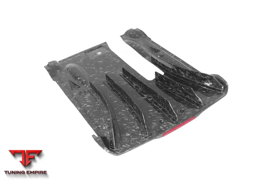 NISSAN GTR R35 DBA & EBA NSM STYLE CARBON FIBER REAR DIFFUSER WITH CANARDS & BREAK LIGHT BSD