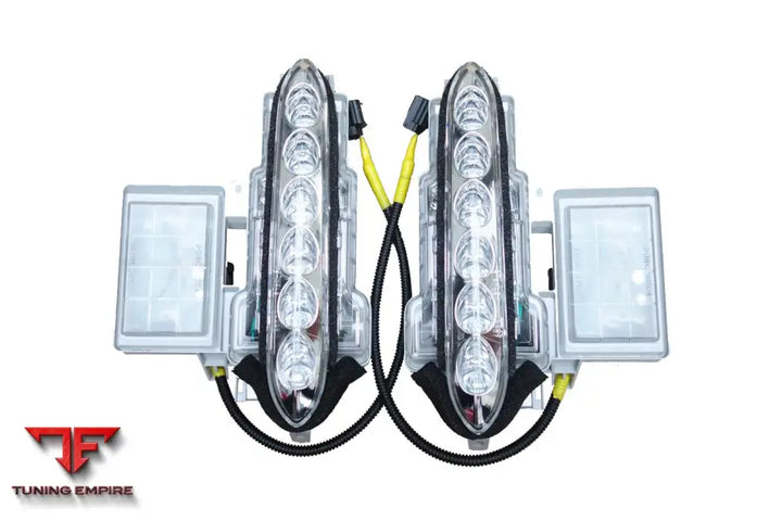 NISSAN GTR R35 DBA FRONT BUMPER LED DAY RUNNING LIGHTS BSD