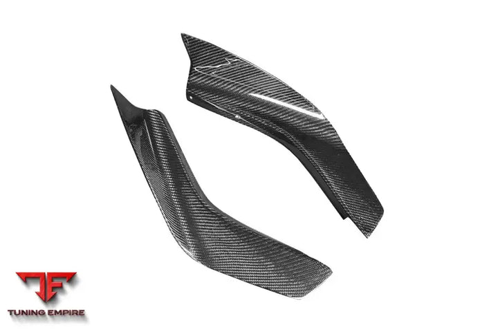 NISSAN GTR R35 DBA MINES STYLE CARBON FIBER FRONT CANARDS BSD