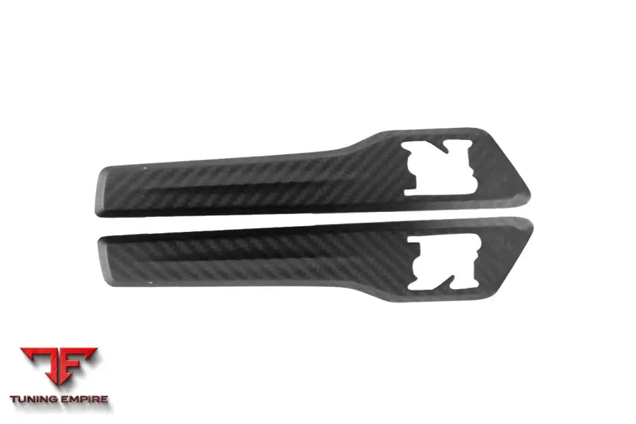 NISSAN GTR R35 DBAEBA CARBON FIBER FENDER LOGO COVER BSD