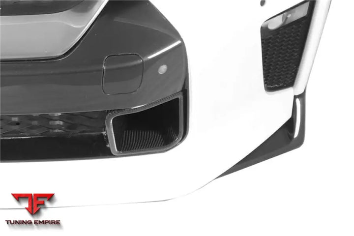 NISSAN GTR R35 EBA BKSS STYLE CARBON FIBER FRONT BUMPER VENTS BSD