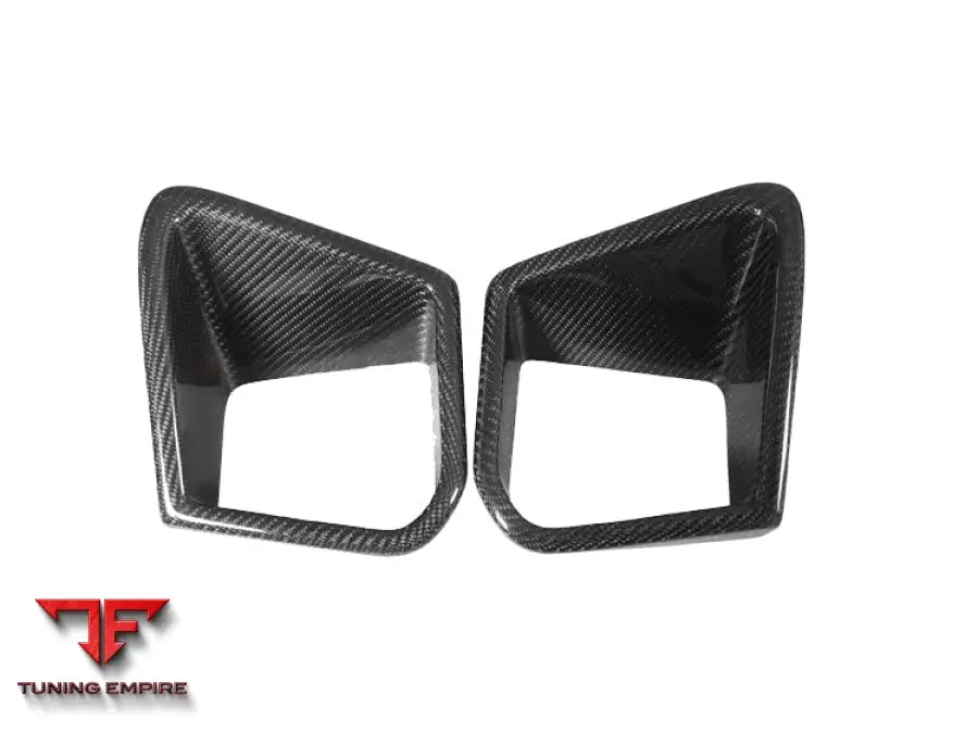 NISSAN GTR R35 EBA BKSS STYLE CARBON FIBER FRONT BUMPER VENTS BSD