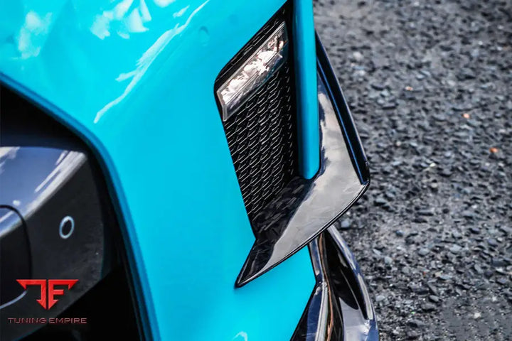 NISSAN GTR R35 EBA BKSS STYLE CARBON FIBER FRONT CANARDS BSD