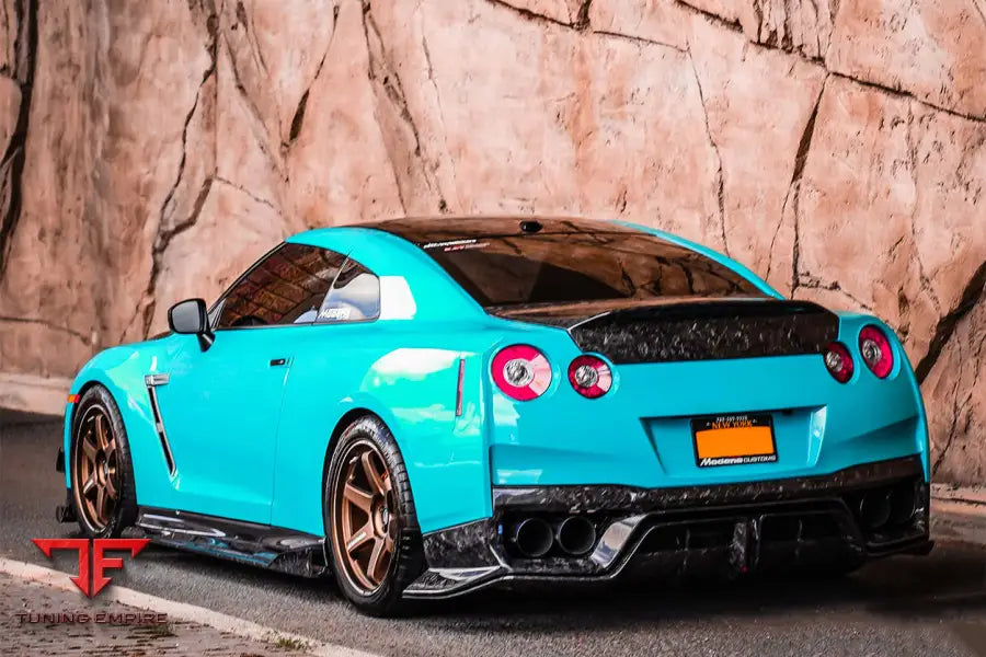NISSAN GTR R35 EBA BKSS STYLE CARBON FIBER REAR DIFFUSER BSD