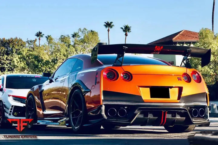 NISSAN GTR R35 EBA BKSS STYLE CARBON FIBER REAR DIFFUSER BSD