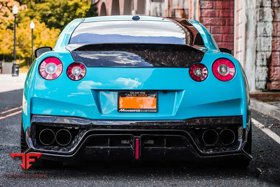 NISSAN GTR R35 EBA BKSS STYLE CARBON FIBER REAR DIFFUSER BSD