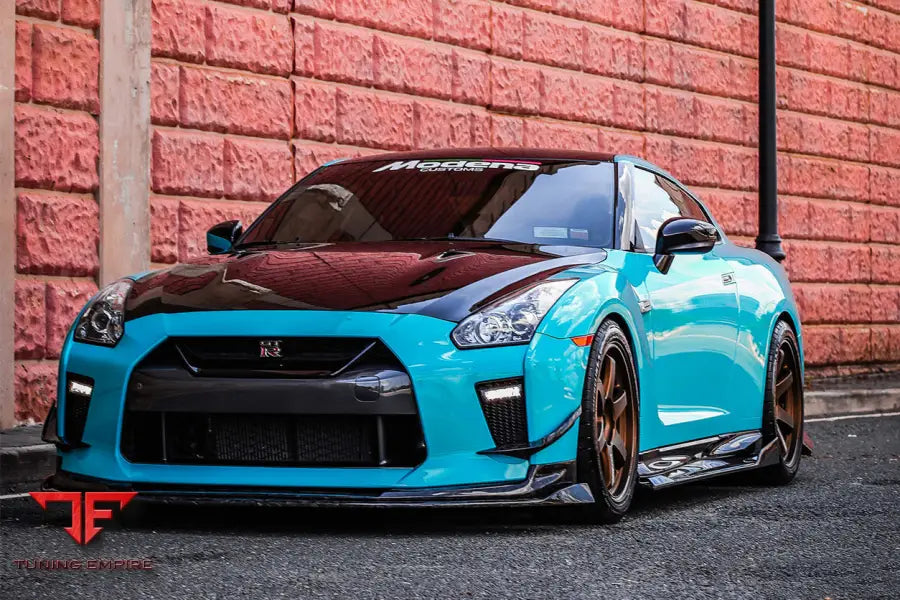 NISSAN GTR R35 EBA BKSS STYLE CARBON FIBER SIDE SKIRTS BSD
