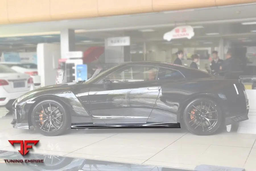 NISSAN GTR R35 EBA CARBON FIBER SIDE SKIRTS BSD