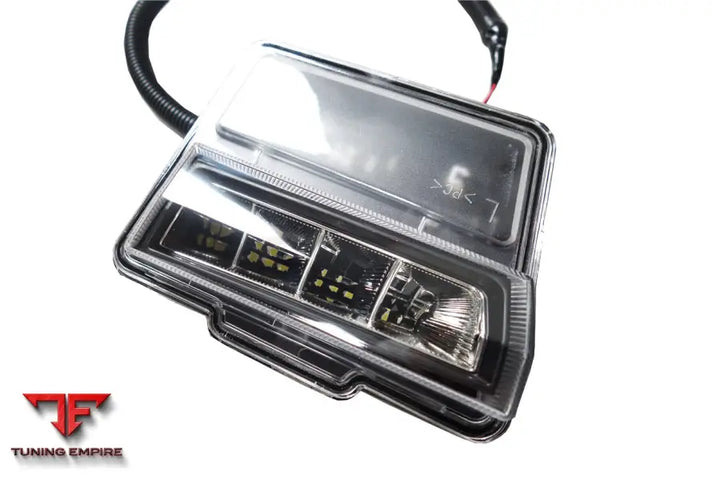 NISSAN GTR R35 EBA FRONT BUMPER LED DAY RUNNING LIGHTS BSD