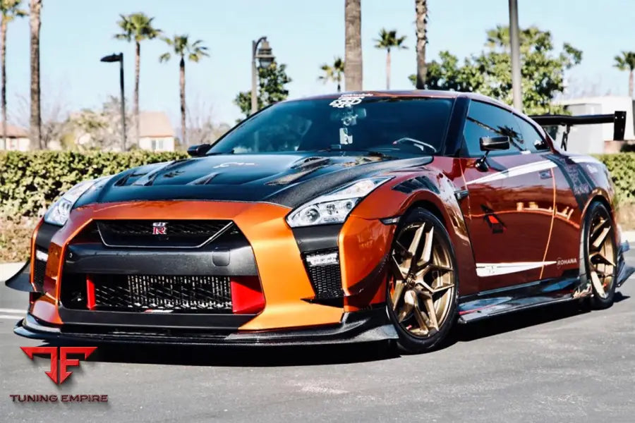 NISSAN GTR R35 EBA OE STYLE CARBON FIBER GRILLE BSD
