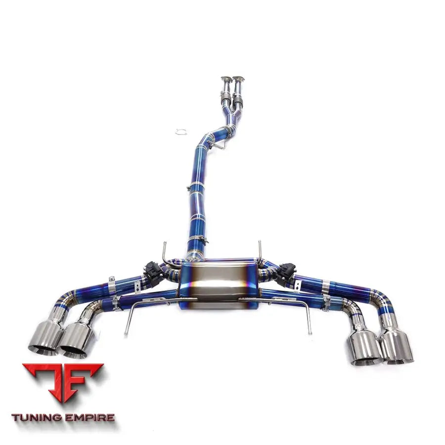 NISSAN GTR R35 TITANIUM FRONT TUBE CATBACK RAZOR EXHAUST WITH MUFFLER VALVE