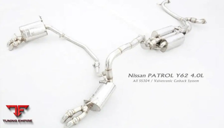 Nissan Petrol Y62 All Ss304 Valvetronic Exhaust System