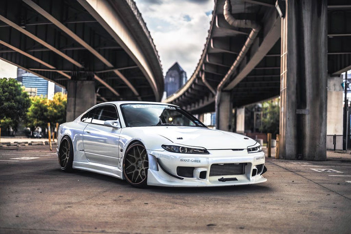 NISSAN SILVIA on custom forged wheels