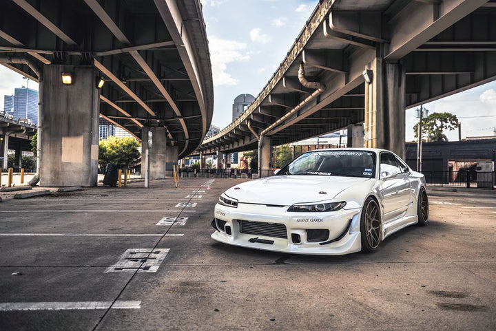 NISSAN SILVIA on custom forged wheels