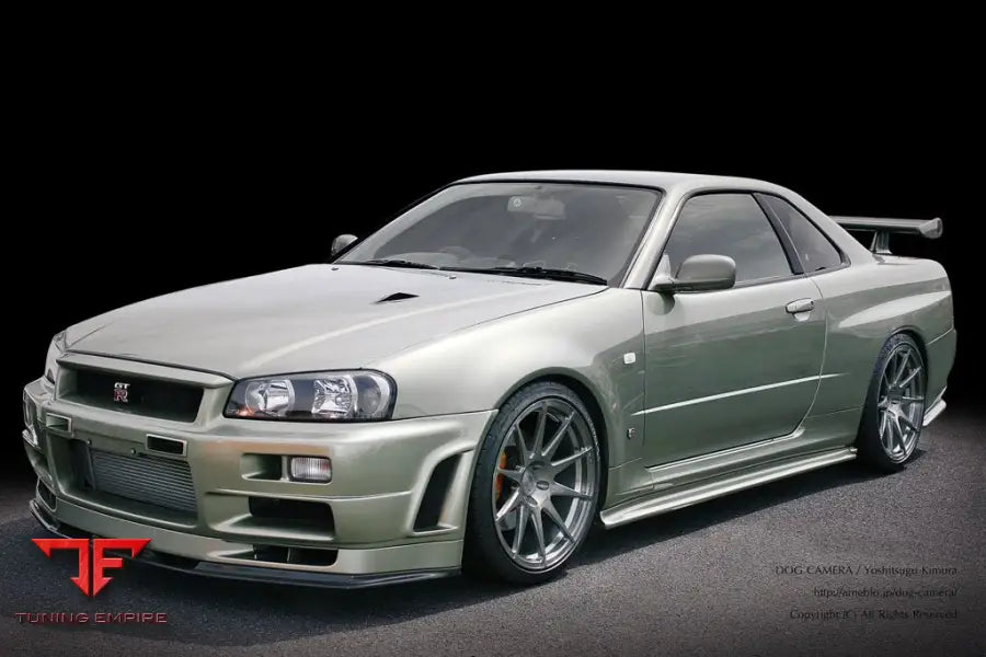 NISSAN SKYLINE GT-R on custom forged wheels