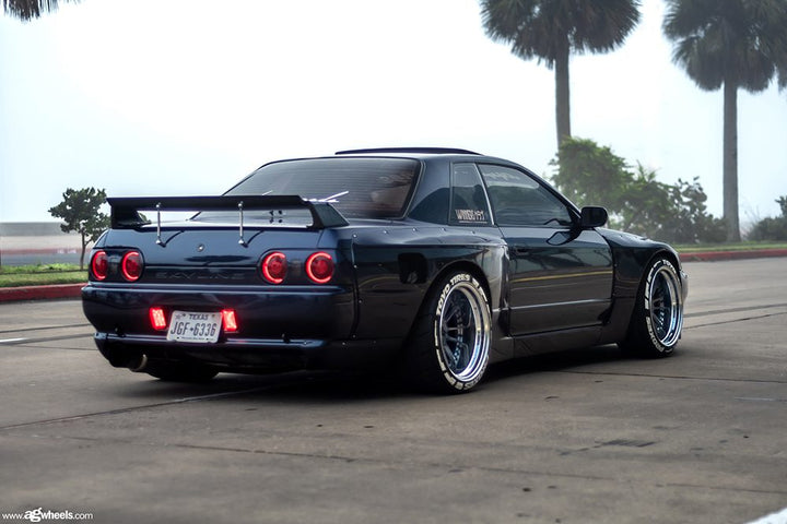 NISSAN SKYLINE GTS-T on custom forged wheels