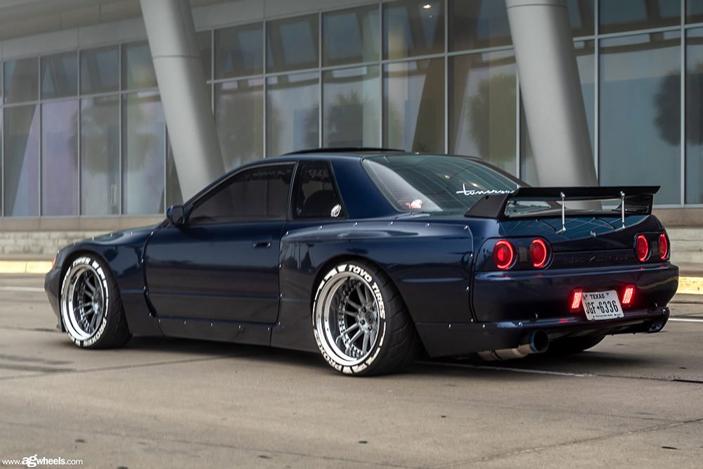 NISSAN SKYLINE GTS-T on custom forged wheels
