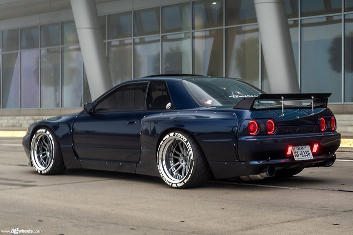 NISSAN SKYLINE GTS-T on custom forged wheels