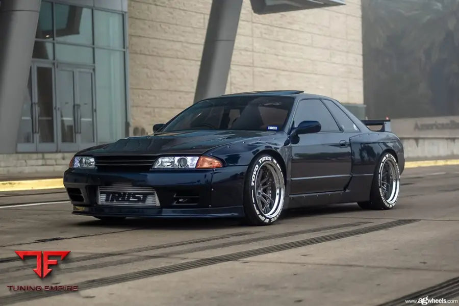 NISSAN SKYLINE GTS-T on custom forged wheels