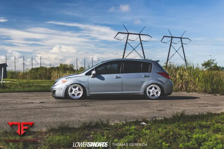 NISSAN VERSA on custom forged wheels