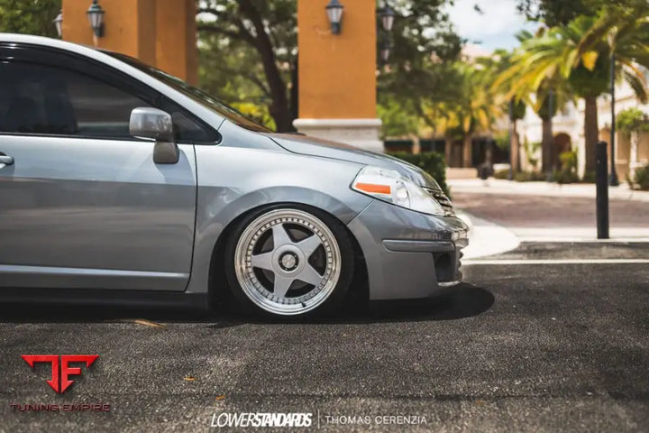 NISSAN VERSA on custom forged wheels