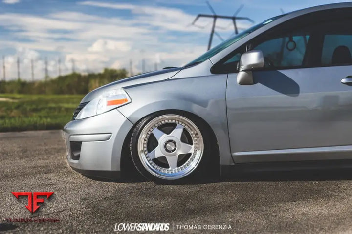 NISSAN VERSA on custom forged wheels