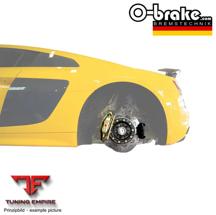 O-BRAKE AUDI R8 V10 HTCIC BRAKE KIT WET - FRONT + REAR (FACTORY CERAMIC DISCS)
