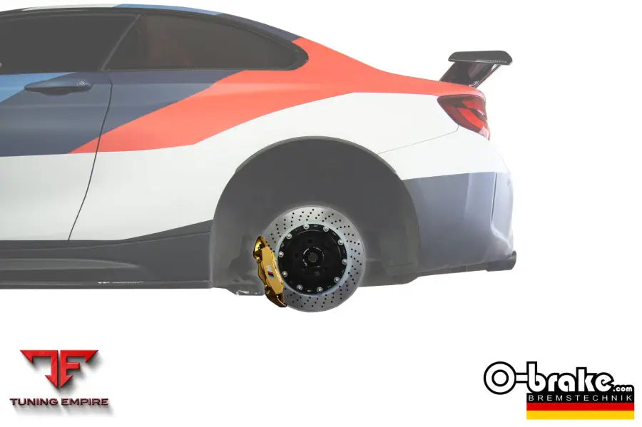 O-BRAKE BMW M2 G87 &AMP; M2 G87 COMPETITION HTCIC SPORT BRAKE KIT DRILLED - FRONT + REAR