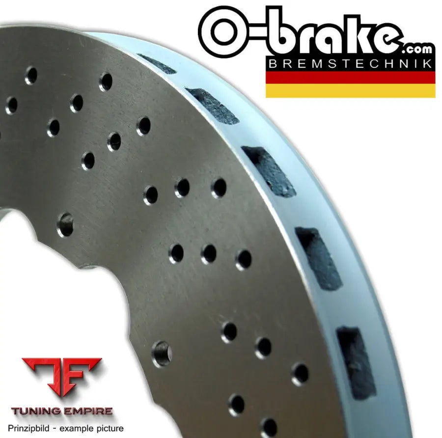 O-BRAKE LAMBORGHINI GALLARDO LP 560 4 HTCIC BRAKE KIT DRILLED UPGRADE 1 - FRONT + REAR (FACTORY CERAMIC DISCS)