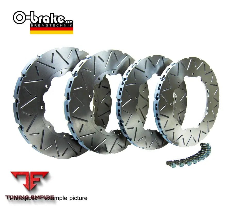 O-BRAKE MERCEDES-BENZ AMG GT R 4,0 - C190 HTCIC SPORT BRAKE KIT WAVE UPGRADE 2 AMG GT R 4-0 - C190 - FRONT + REAR (FACTORY STEEL DISCS)
