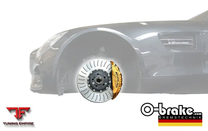 O-BRAKE MERCEDES-BENZ AMG GT X290 HTCIC BRAKE KIT DRILLED - FRONT + REAR (FACTORY CERAMIC DISCS)