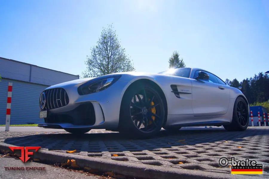 O-BRAKE MERCEDES-BENZ C 63 AMG / S 4,0 - S/W/A/C205 HTCIC SPORT BRAKE KIT DRILLED UPGRADE 1 - FRONT + REAR (FACTORY STEEL DISCS)
