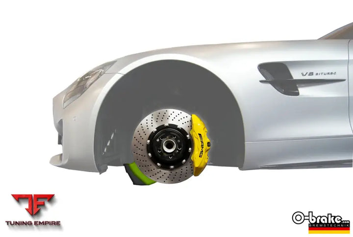O-BRAKE MERCEDES-BENZ C 63 AMG / S 4,0 - S/W/A/C205 HTCIC SPORT BRAKE KIT DRILLED UPGRADE 2 - FRONT + REAR (FACTORY STEEL DISCS)