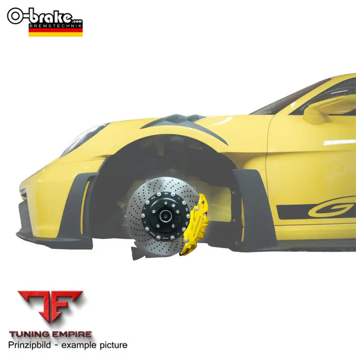 O-BRAKE PORSCHE 992 GT3 RS MK1 HTCIC BRAKE KIT DRILLED - FRONT + REAR (FACTORY CERAMIC DISCS)