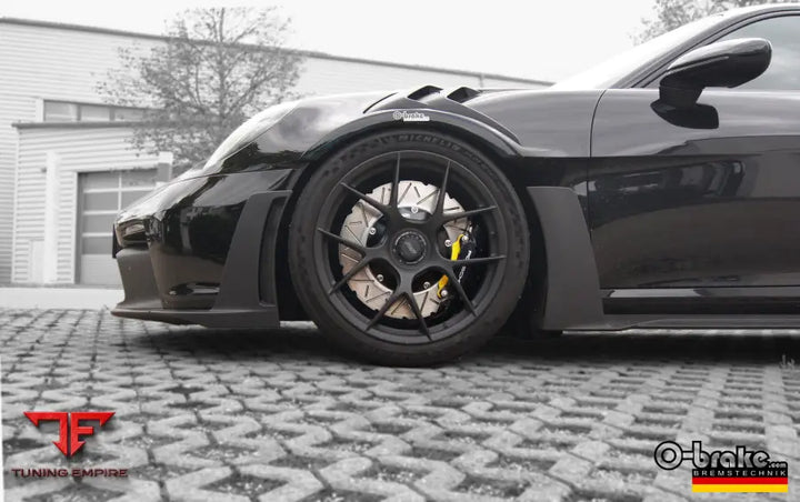 O-BRAKE PORSCHE 992 GT3 RS MK1 HTCIC BRAKE KIT WAVE - FRONT + REAR (FACTORY CERAMIC DISCS)