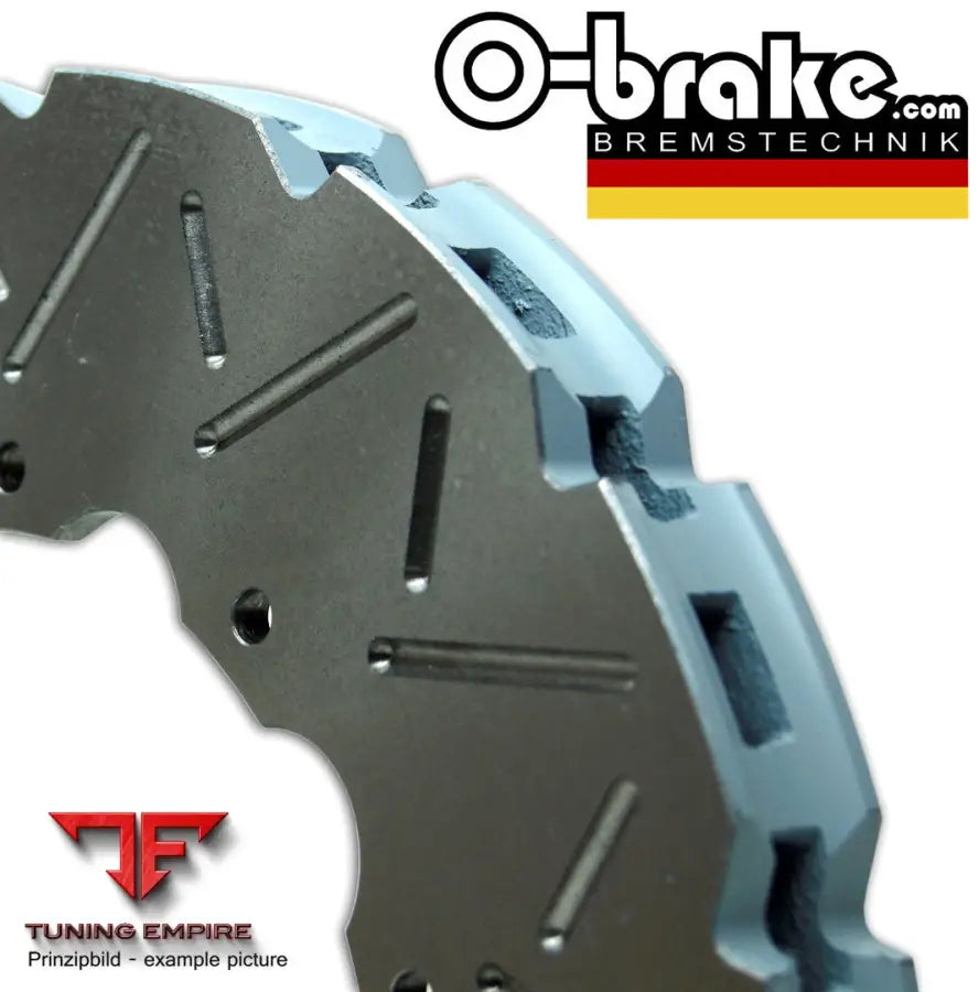 O-BRAKE VOLKSWAGEN PHAETON W12 HTCIC BRAKE KIT WAVE UPGRADE 2 - FRONT + REAR (FACTORY CERAMIC DISCS)