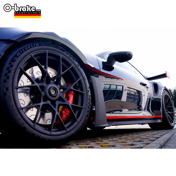 O-BRAKE PORSCHE 992 GT3 RS MK1 HTCIC BRAKE KIT WET UPGRADE - FRONT + REAR (FACTORY STEEL DISCS)