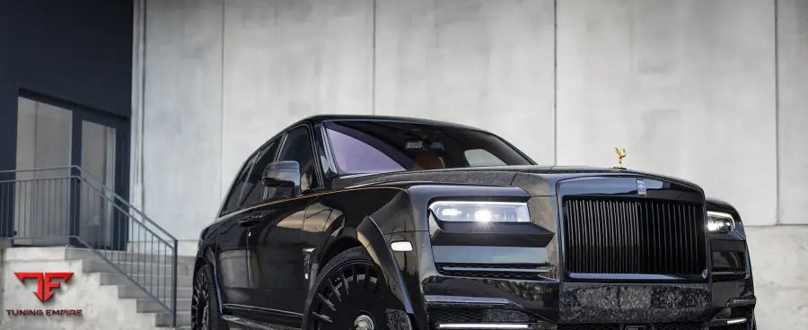 Onyx Concept Marquise Noire front conversion on a Rolls-Royce Cullinan