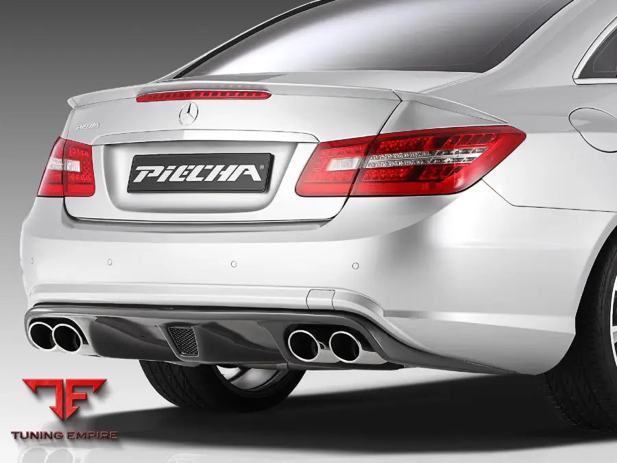 PIECHA MERCEDES-BENZ E-CLASS COUPE C207 REAR MUFFLER WITH QUAD TAIL PIPES