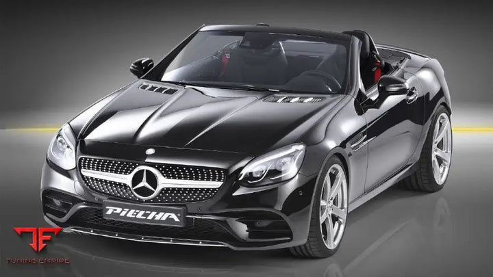 Mercedes-Benz SLC R172 with Piecha AMG Line aerodynamic parts, front three-quarter view