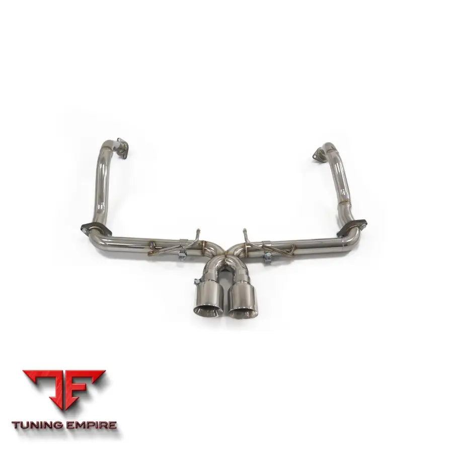 PORSCHE 718 982 2.0T STAINLESS STEEL CATBACK RAZOR EXHAUST WITHOUT MUFFLER VALVE