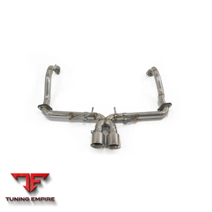 PORSCHE 718 982 2.0T STAINLESS STEEL CATBACK RAZOR EXHAUST WITHOUT MUFFLER VALVE