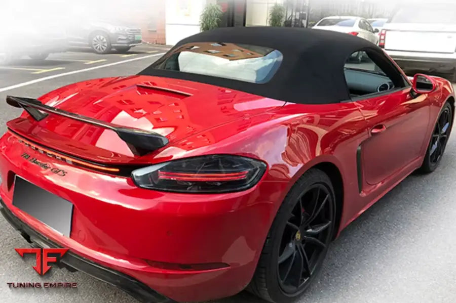 PORSCHE 718 982 CARBON FIBER REAR TRUNK SPOILER 2016-2023Y