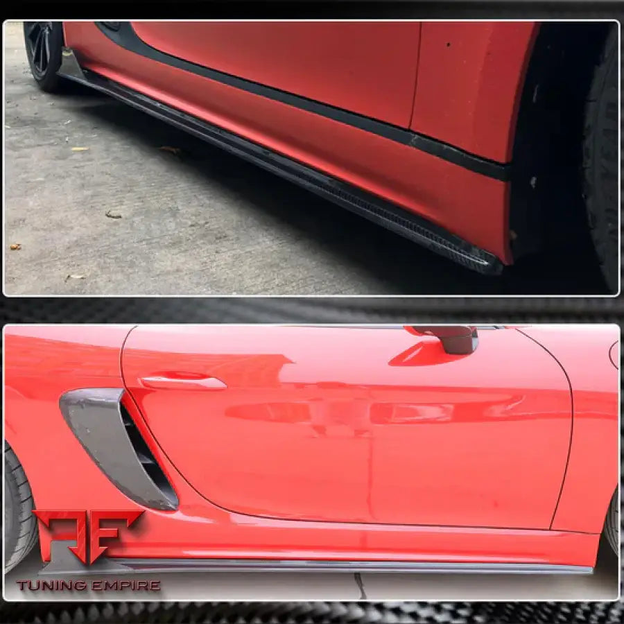 PORSCHE 718 (982) CAYMAN BOXSTER CARBON FIBER PARTS