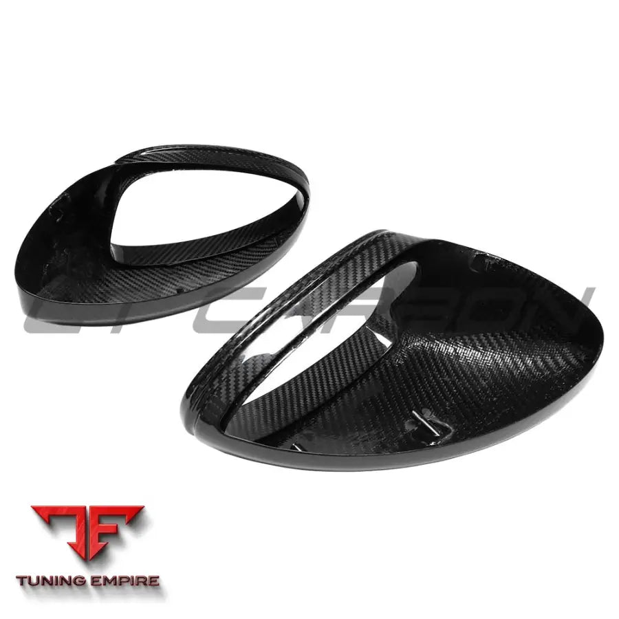 PORSCHE 718 CAYMAN/BOXSTER 2019-2021 RHD DRY CARBON FIBRE MIRRORS - CT CARBON