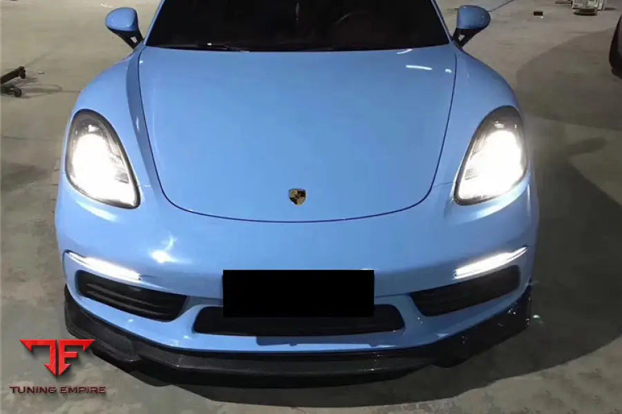 PORSCHE 718 CAYMANBOXSTER AM STYLE CARBON FIBER FRONT LIP BSD